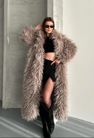Палто Hilda long beige