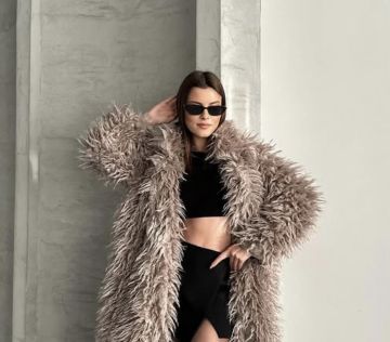 Палто Hilda short beige