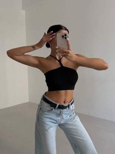Кроп топ Lana Black