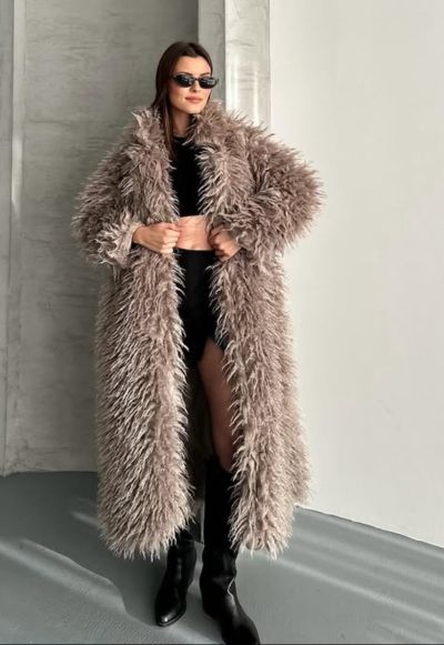 Палто Hilda long beige