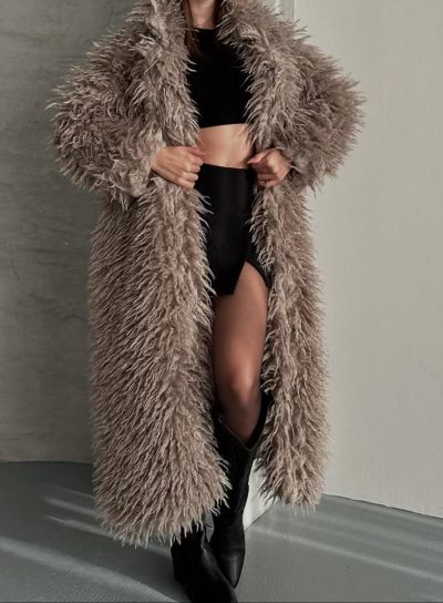 Палто Hilda long beige