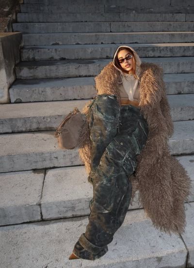 Палто Hilda long beige