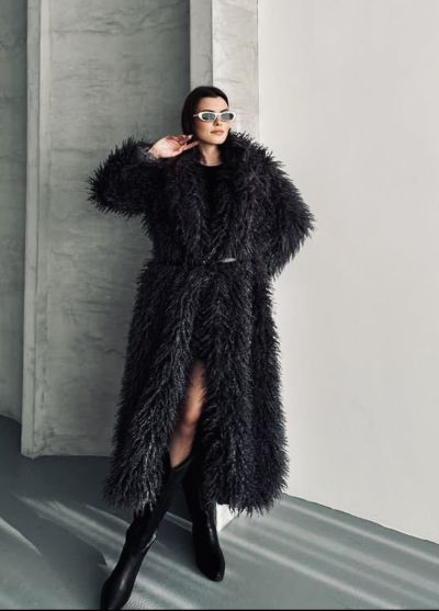 Палто Hilda short beige