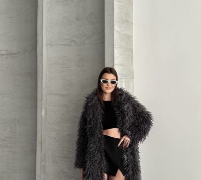 Палто Hilda short graffiti 